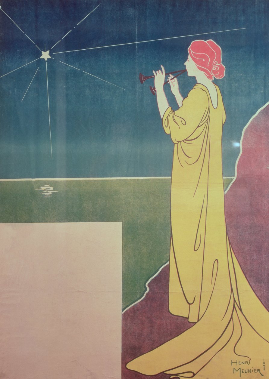 Plakat do Isaye Quartet (przed napisaniem), 1895 autorstwa Georges Meunier