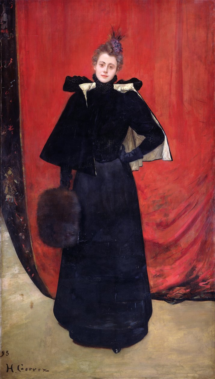 Portret Madame Gervex, 1893 autorstwa Henri Gervex
