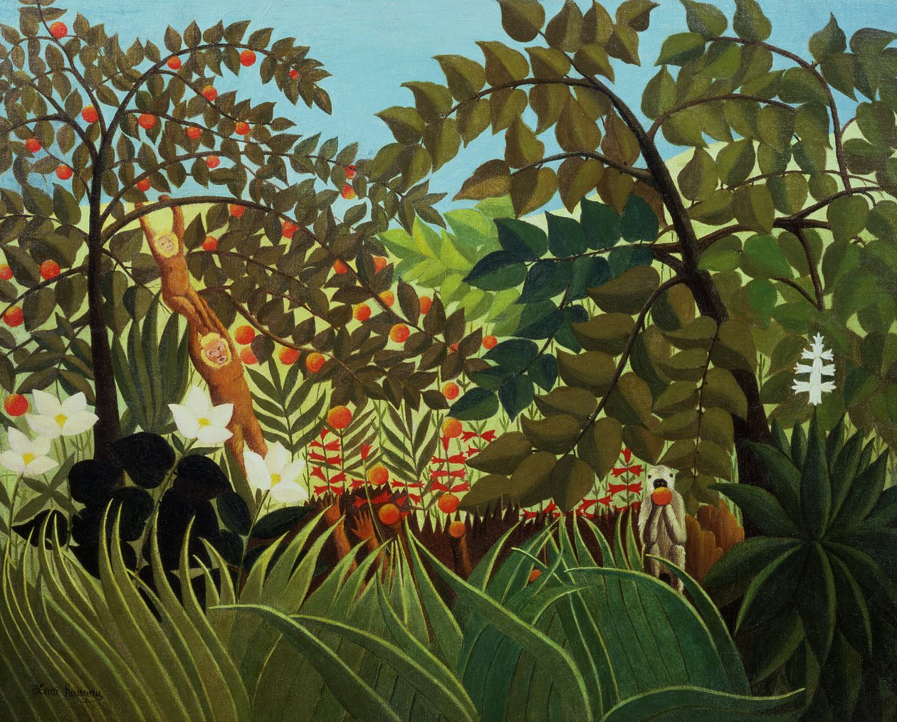 Egzotyczny krajobraz autorstwa Henri Rousseau