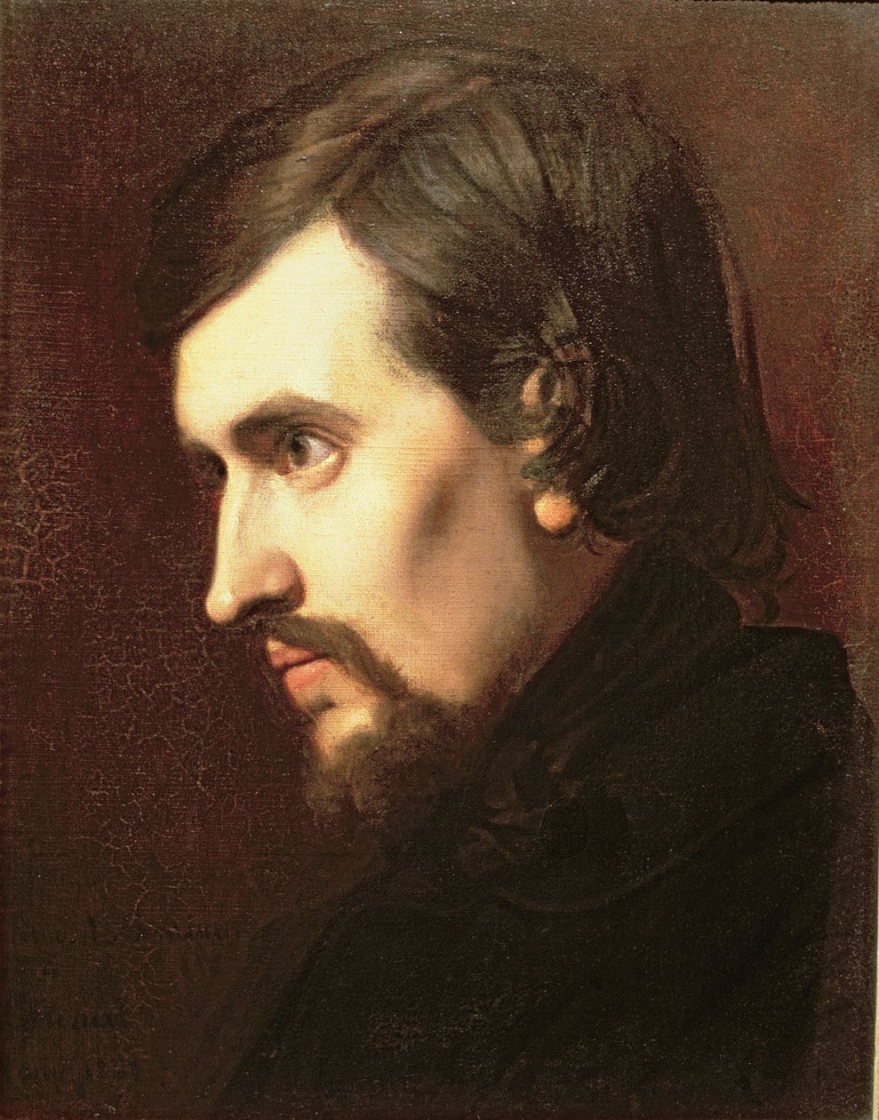 Portret Karola Francois Gounoda (1818-93) autorstwa Henri Lehmann