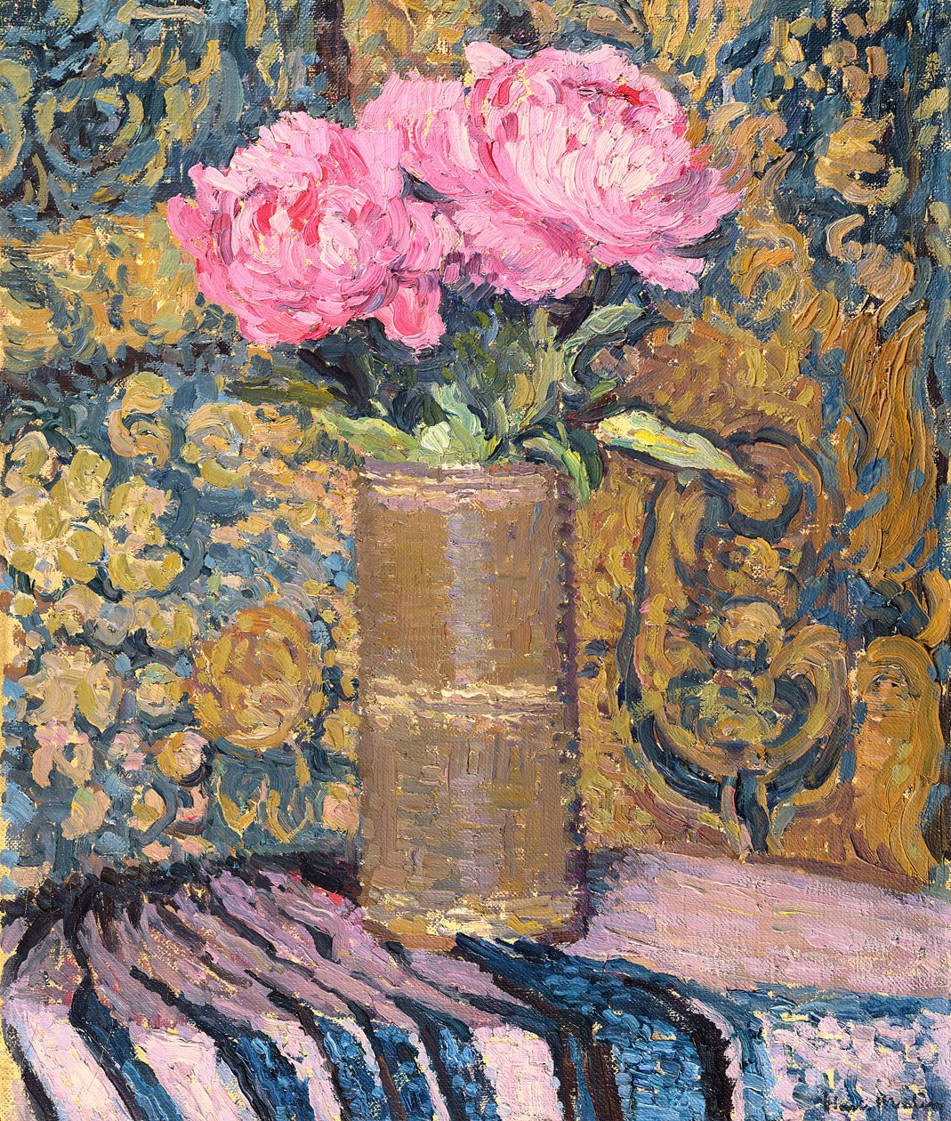 Piwonie autorstwa Henri Martin