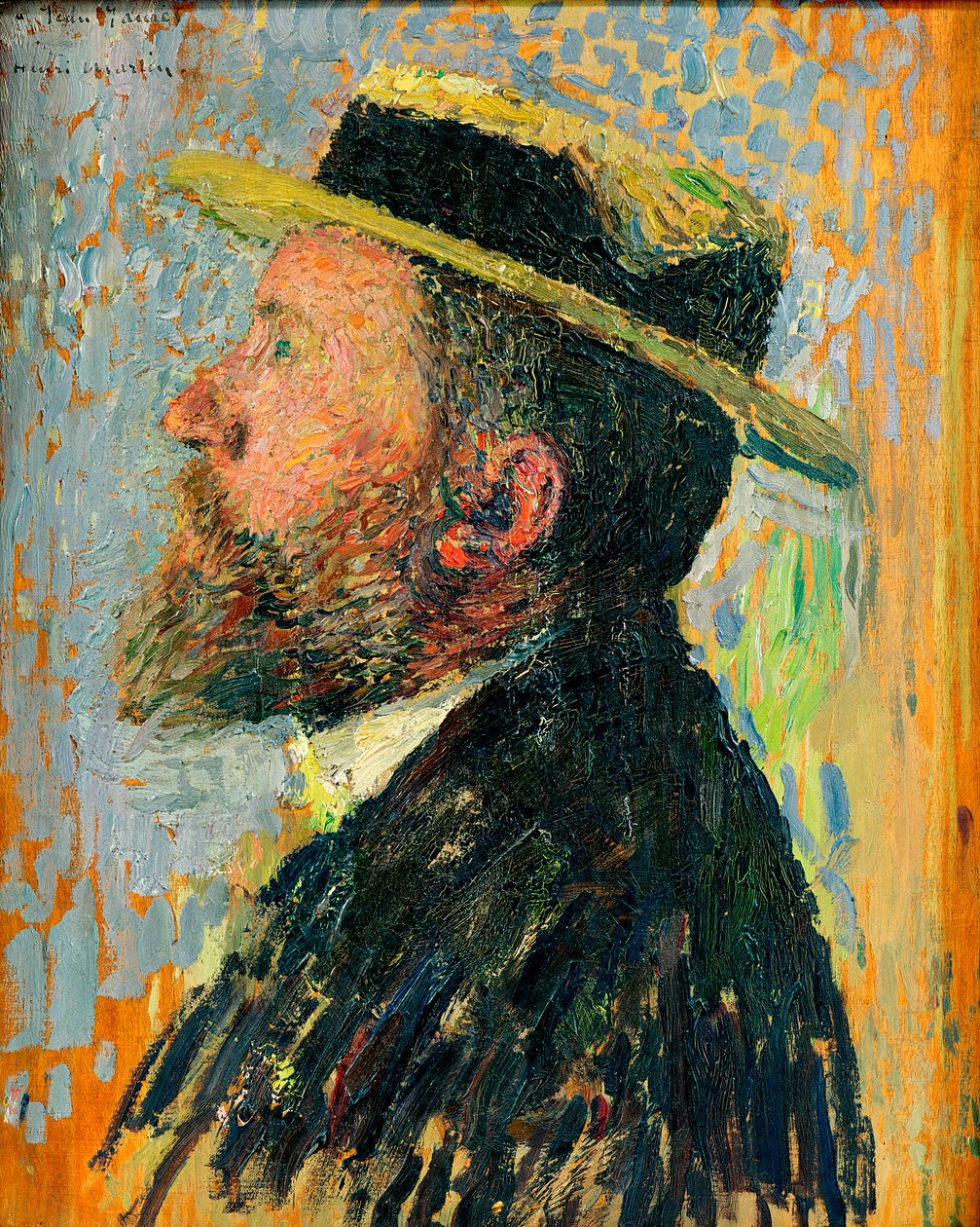Portret Jeana Jauresa (1859-1914), francuskiego przywódcy socjalistycznego autorstwa Henri Martin