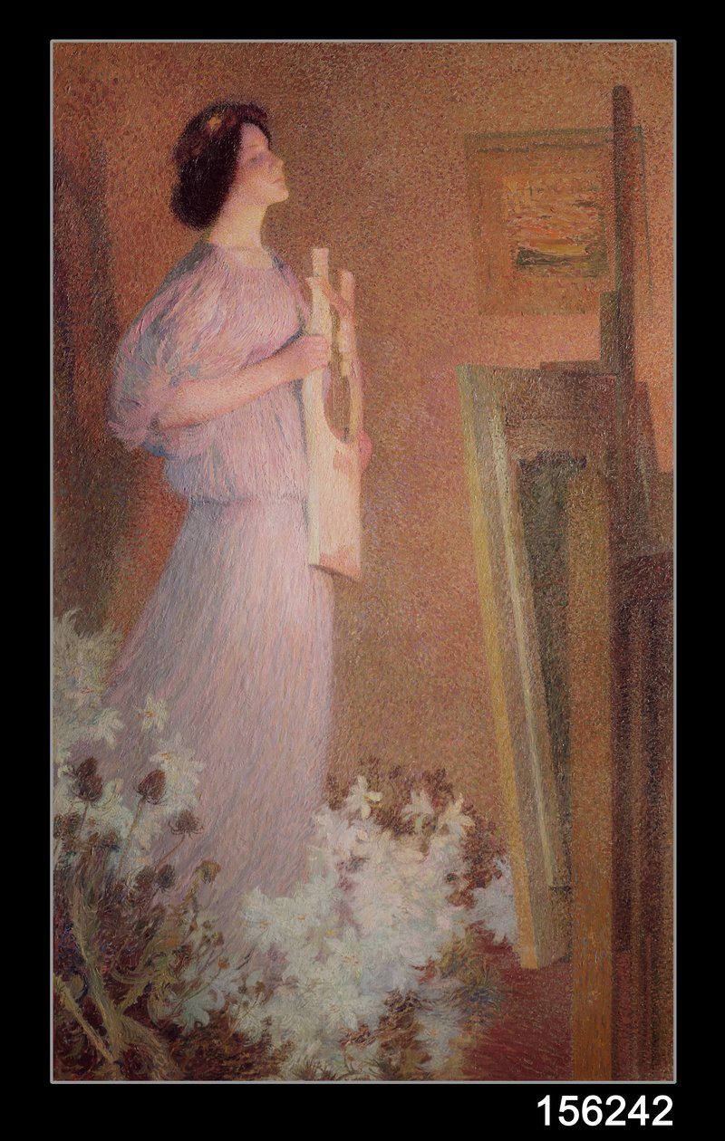 Muza malarza, ok. 1900 autorstwa Henri Martin