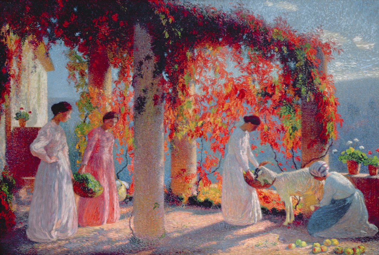 Pergola w Marquayrol autorstwa Henri Martin