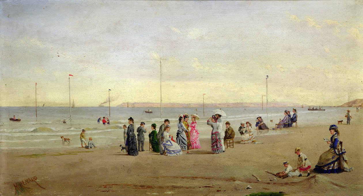 Wybrzeże w Trouville autorstwa Henri Renard