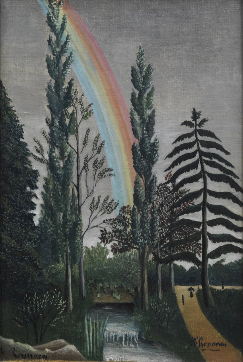 Jezioro Daumesnil autorstwa Henri Rousseau