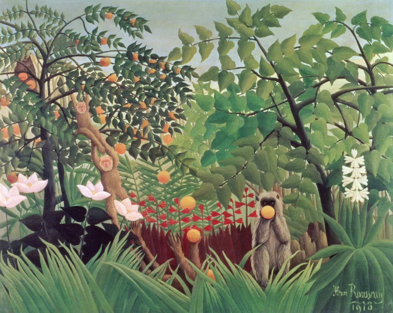 Egzotyczny krajobraz autorstwa Henri Rousseau