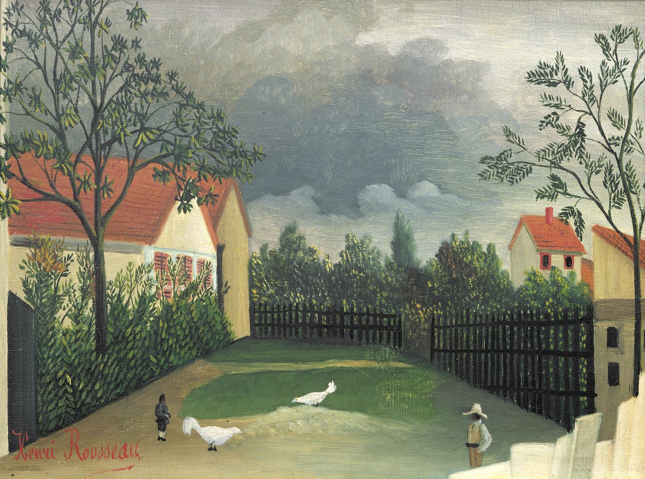 Gospodarstwo rolne, 1896-98 autorstwa Henri Rousseau