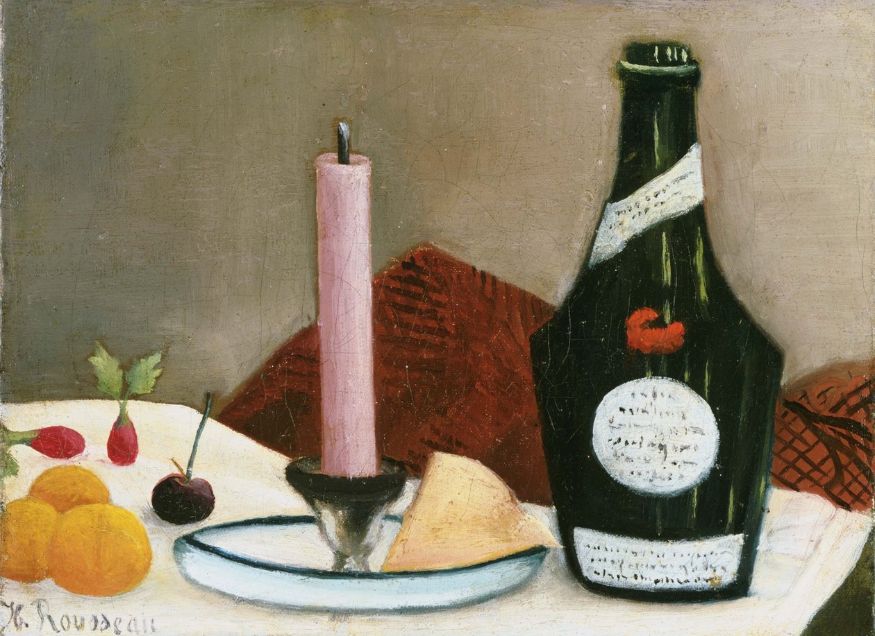 Różowa Świeca autorstwa Henri Rousseau