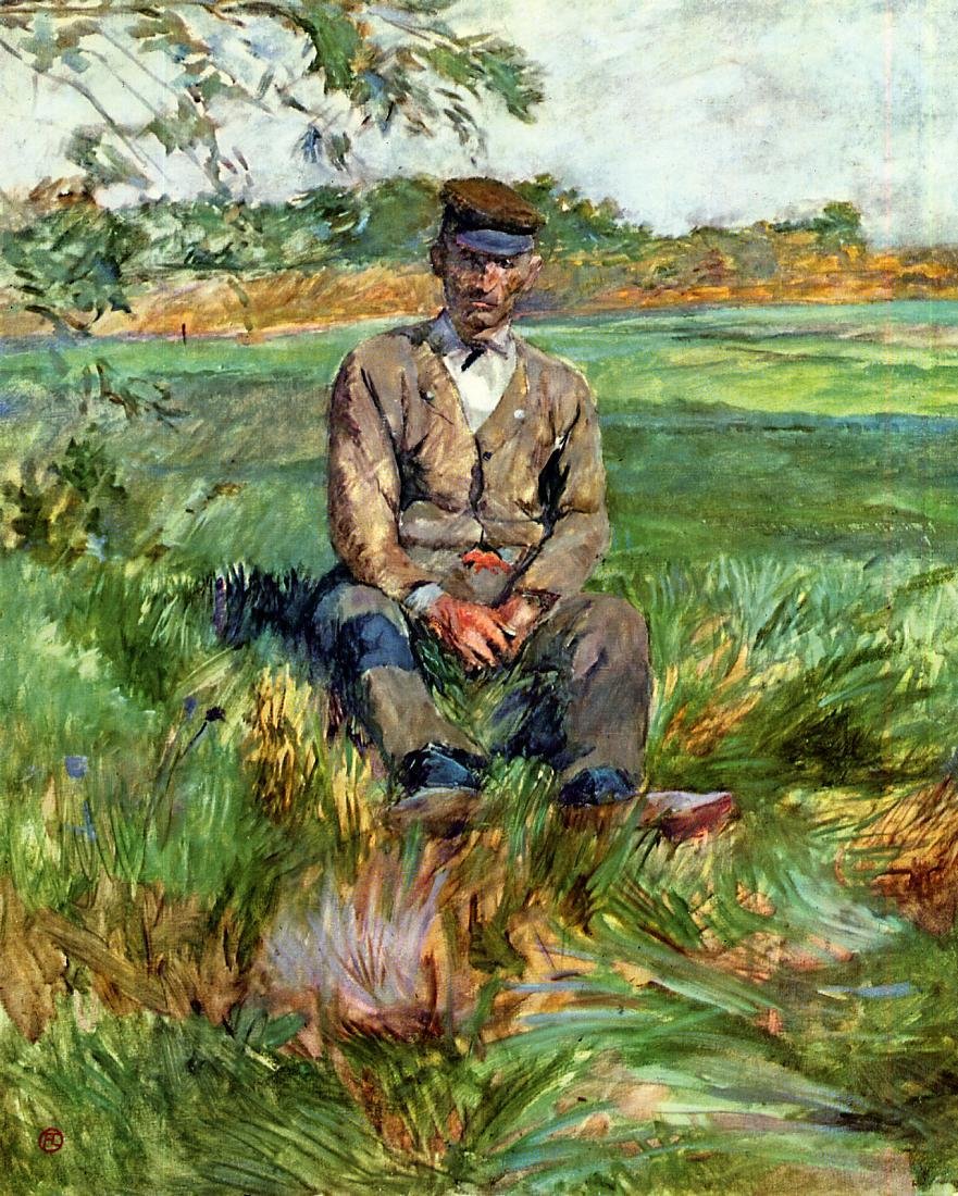 Robotnik w Celeyran autorstwa Henri de Toulouse Lautrec