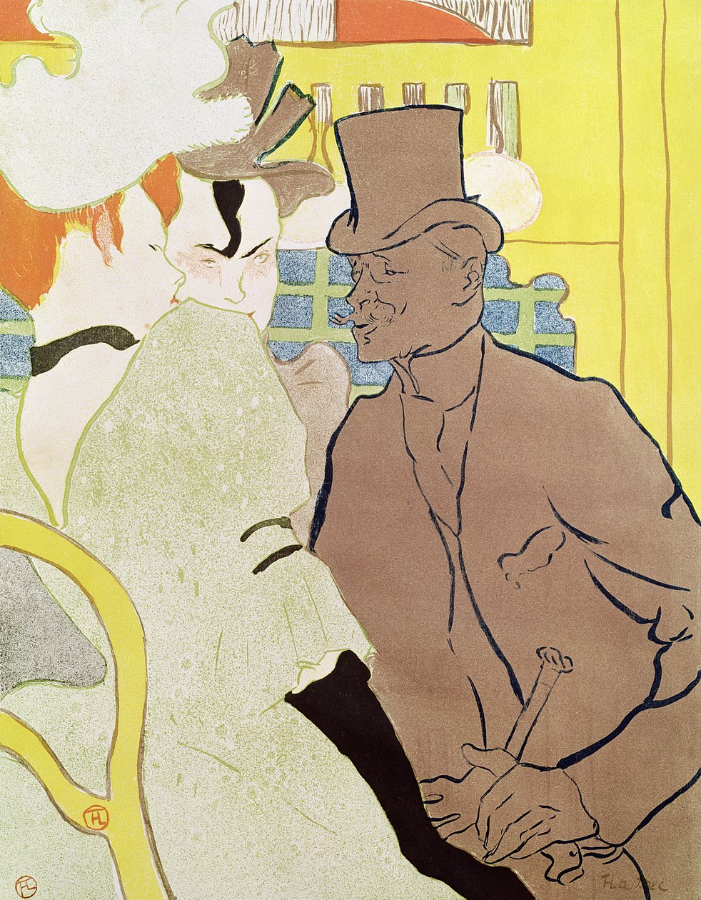 انګلیس په مولین روج کې، په 1892 کې پولی autorstwa Henri de Toulouse Lautrec