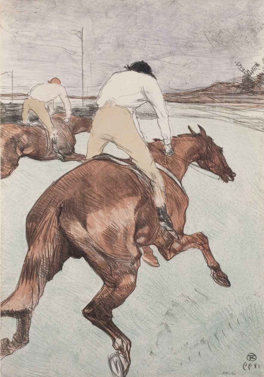 Dżokej autorstwa Henri de Toulouse Lautrec