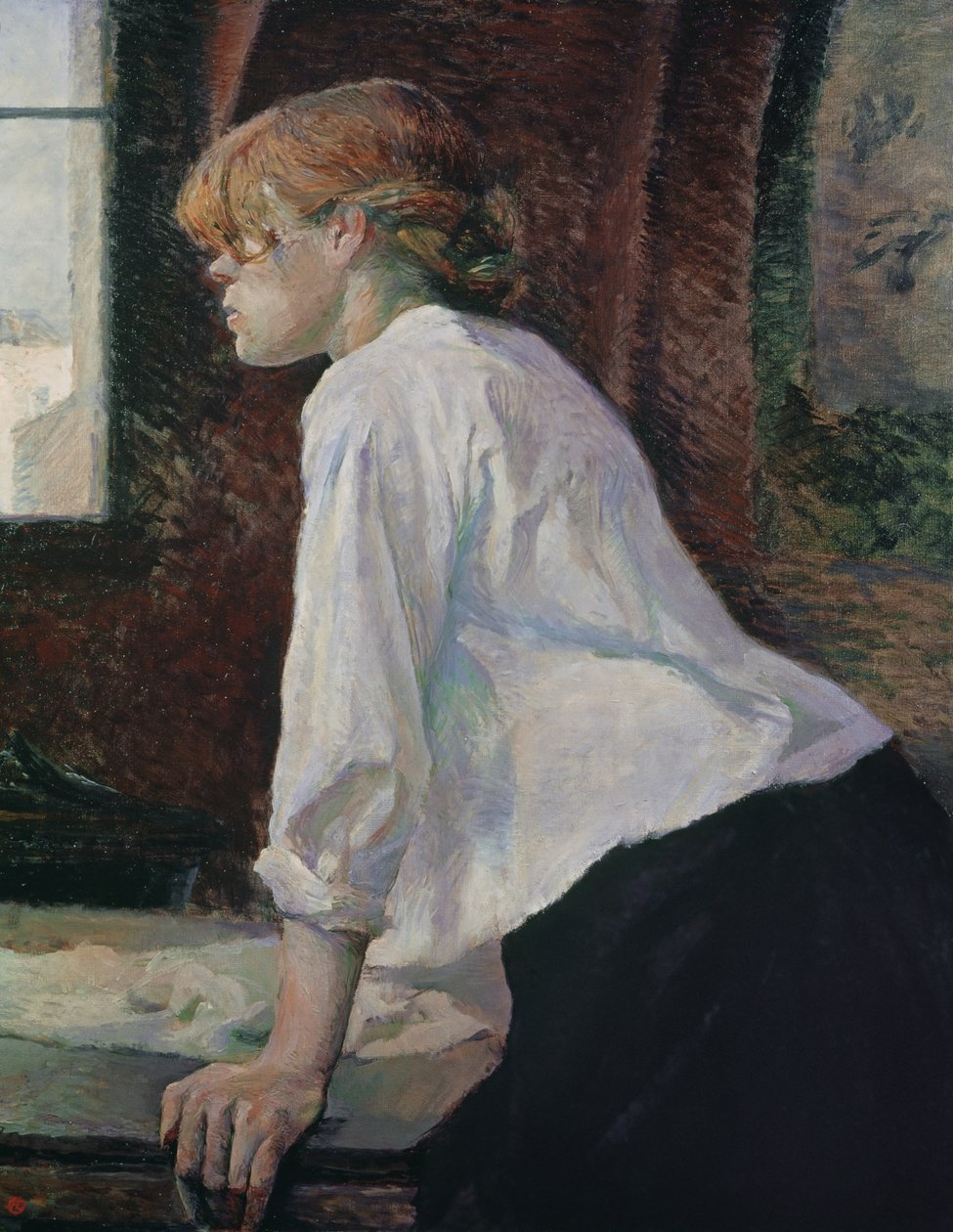 Praczka, 1889 autorstwa Henri de Toulouse Lautrec