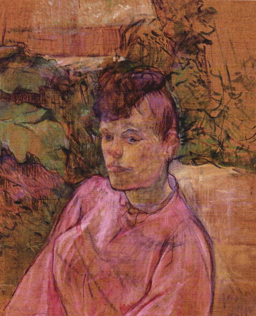 Kobieta w ogrodzie Monsieur Forest autorstwa Henri de Toulouse Lautrec