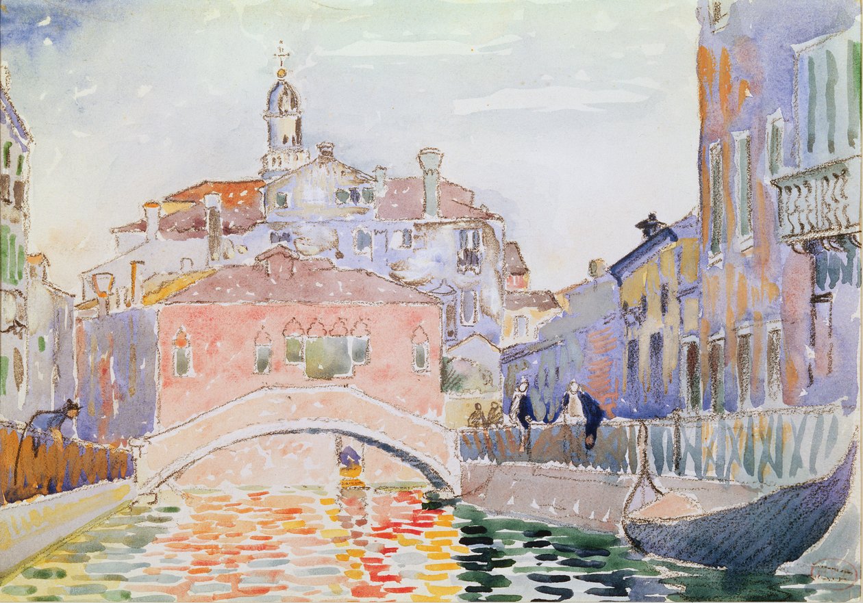 Kanał w Wenecji autorstwa Henri Edmond Cross