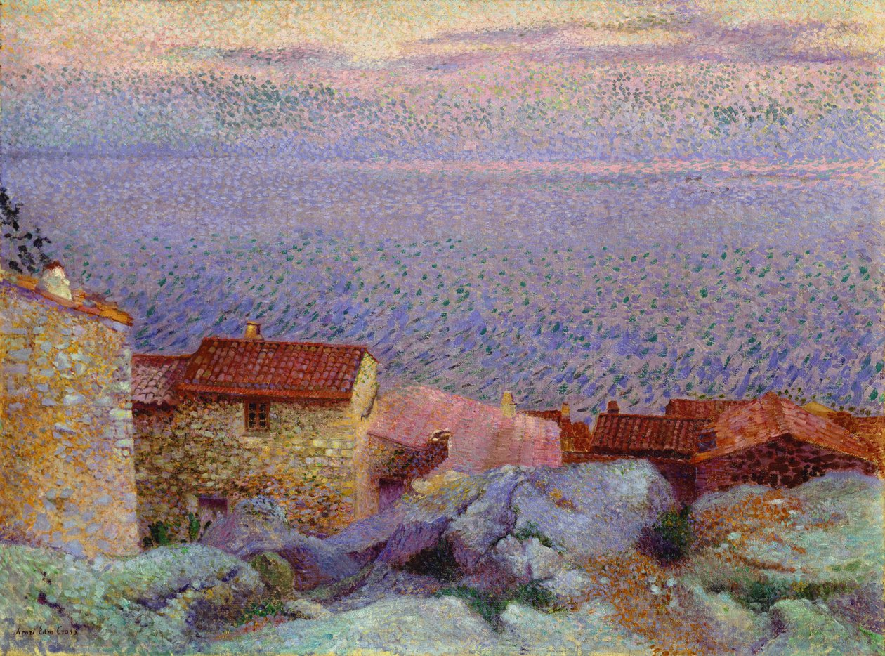 Krajobraz przybrzeżny autorstwa Henri Edmond Cross