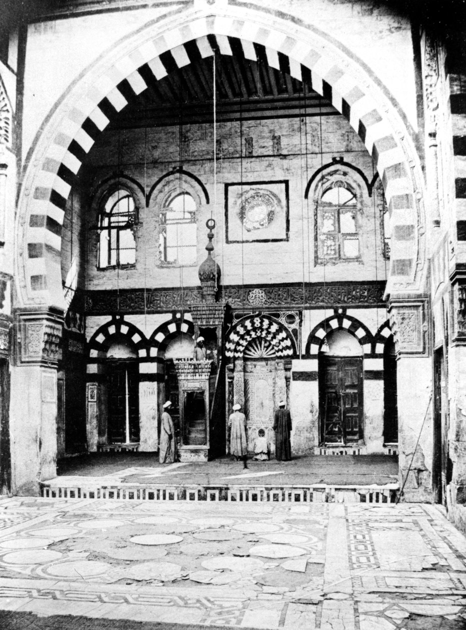 Meczet Kaid-Beya, Kair, Egipt, 1887 autorstwa Georges Henri Bechard