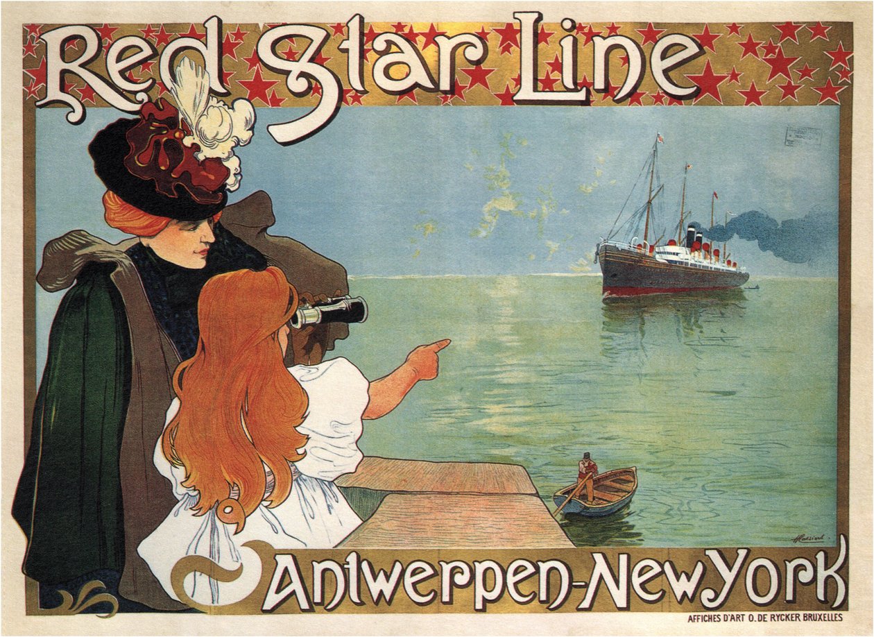 Linia Czerwonej Gwiazdy, 1899 autorstwa Henri Cassiers