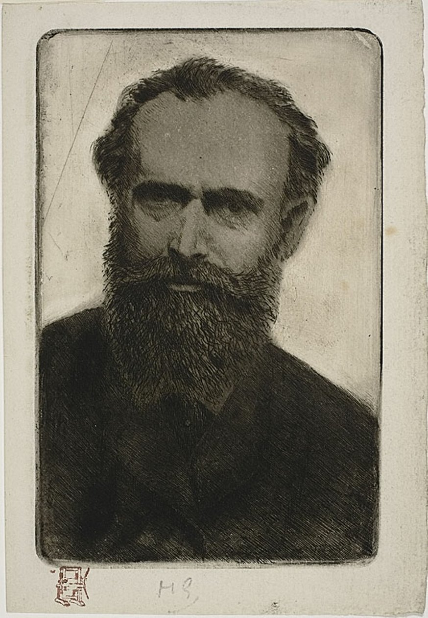 Portret Maneta autorstwa Henri Charles Guérard