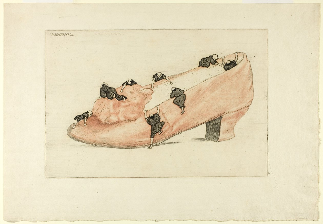 Atak buta, 1888 autorstwa Henri Charles Guérard
