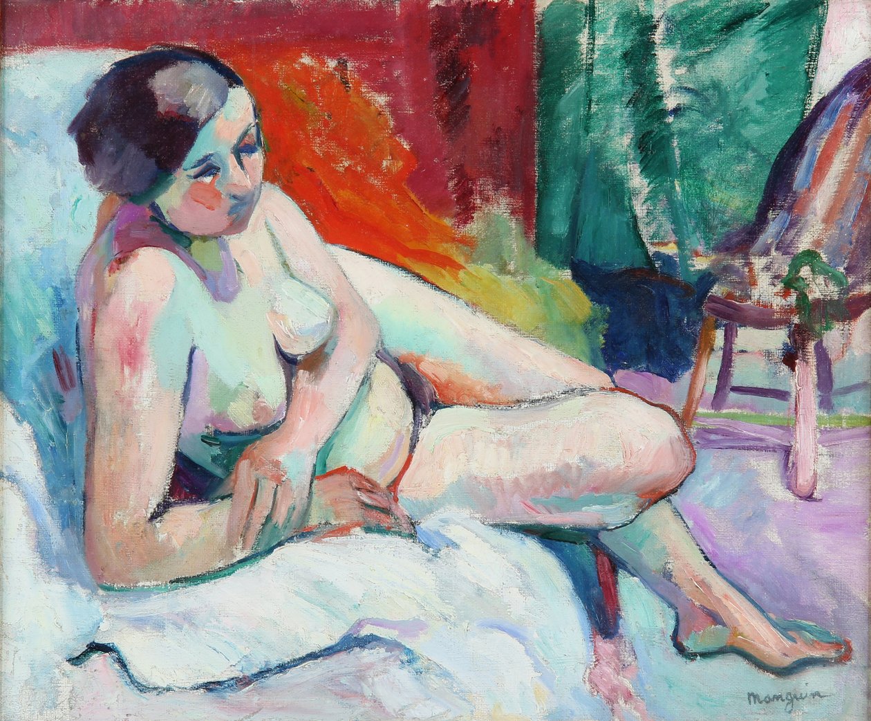 Cygan w pracowni, 1906. autorstwa Henri Charles Manguin
