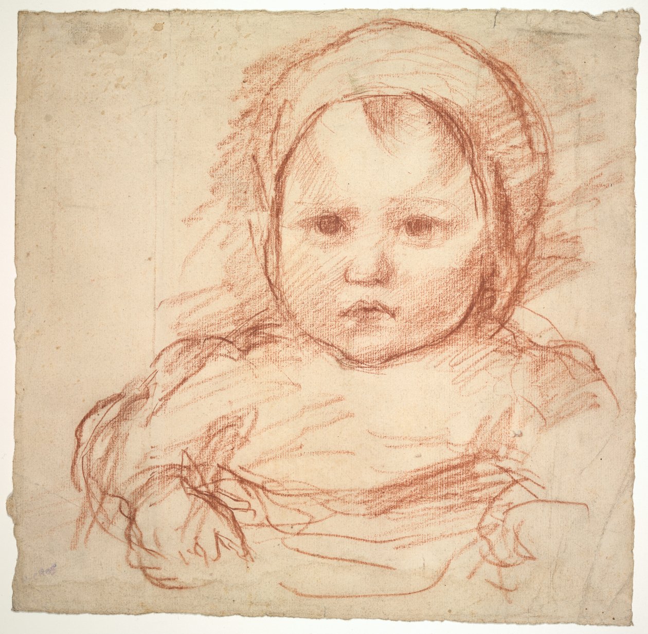 Portret niemowlęcia, 1800-1900. autorstwa Henri Cros