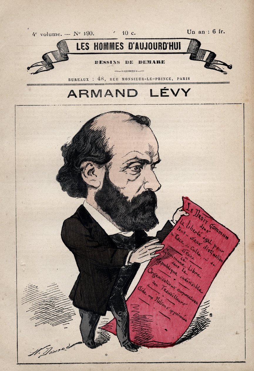 Armand Levy autorstwa Henri Demare
