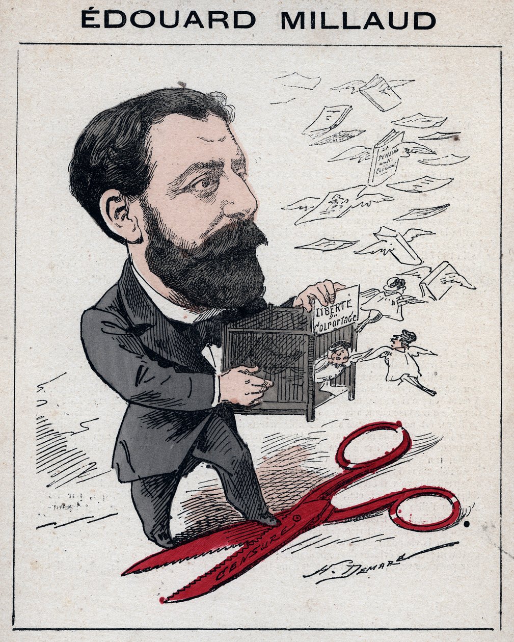 Edward Millaud autorstwa Henri Demare