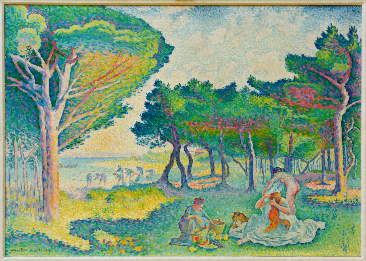 Krawędzie Morza Śródziemnego autorstwa Henri Edmond Cross
