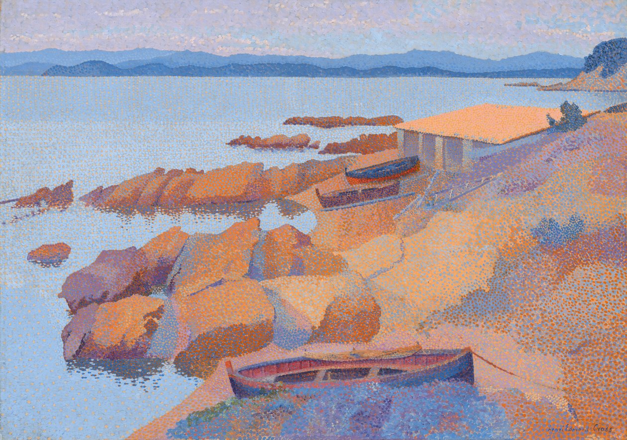 Calanque des Antibois, 18911892. autorstwa Henri Edmond Cross