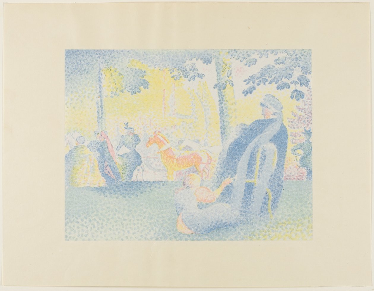 Pola Elizejskie autorstwa Henri Edmond Cross