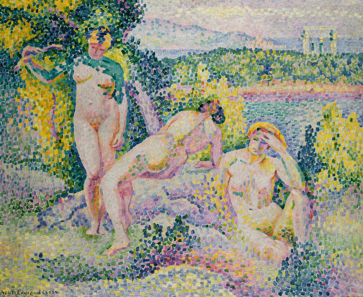 Nimfy, 1906 autorstwa Henri Edmond Cross