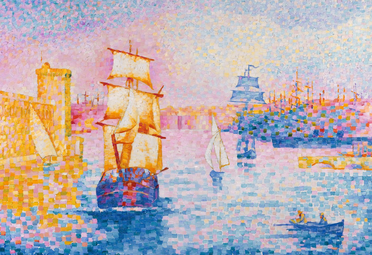 Port w Marsylii, ok.1899 autorstwa Henri Edmond Cross