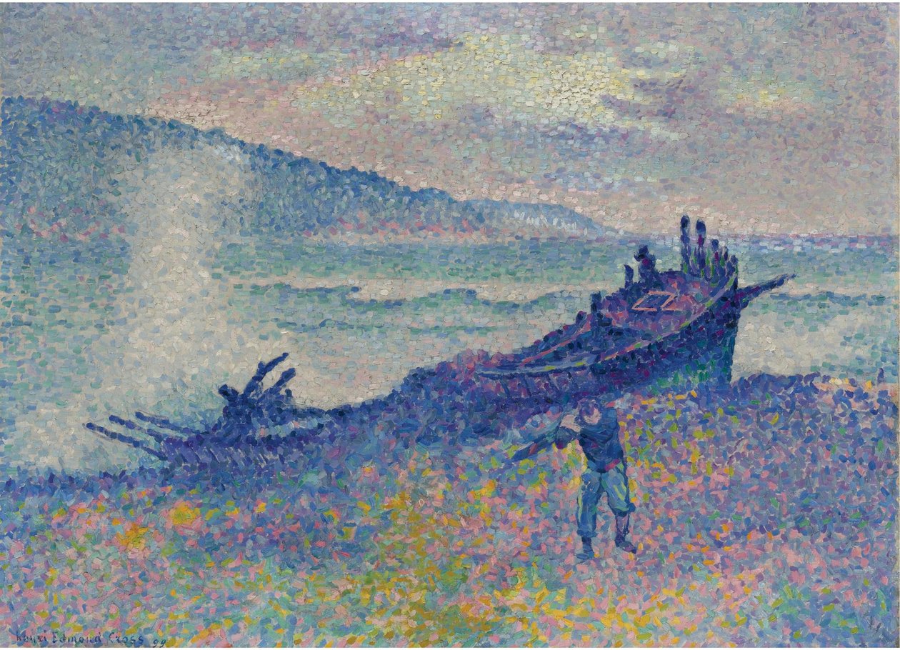 Wrak statku, 1899 autorstwa Henri Edmond Cross