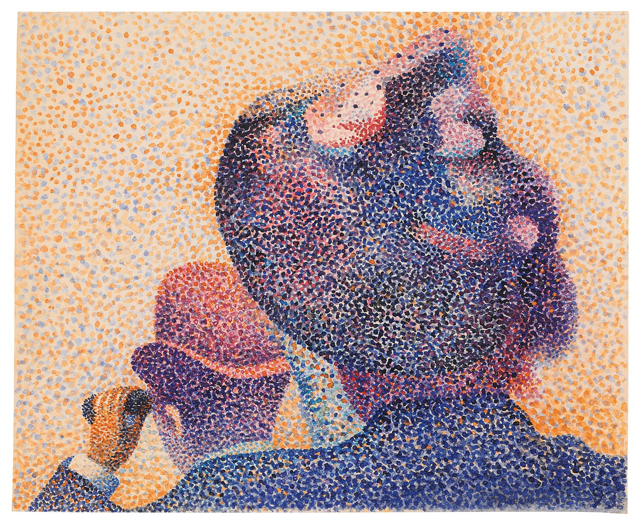 Studium do sceny walki byków, 1893 autorstwa Henri Edmond Cross