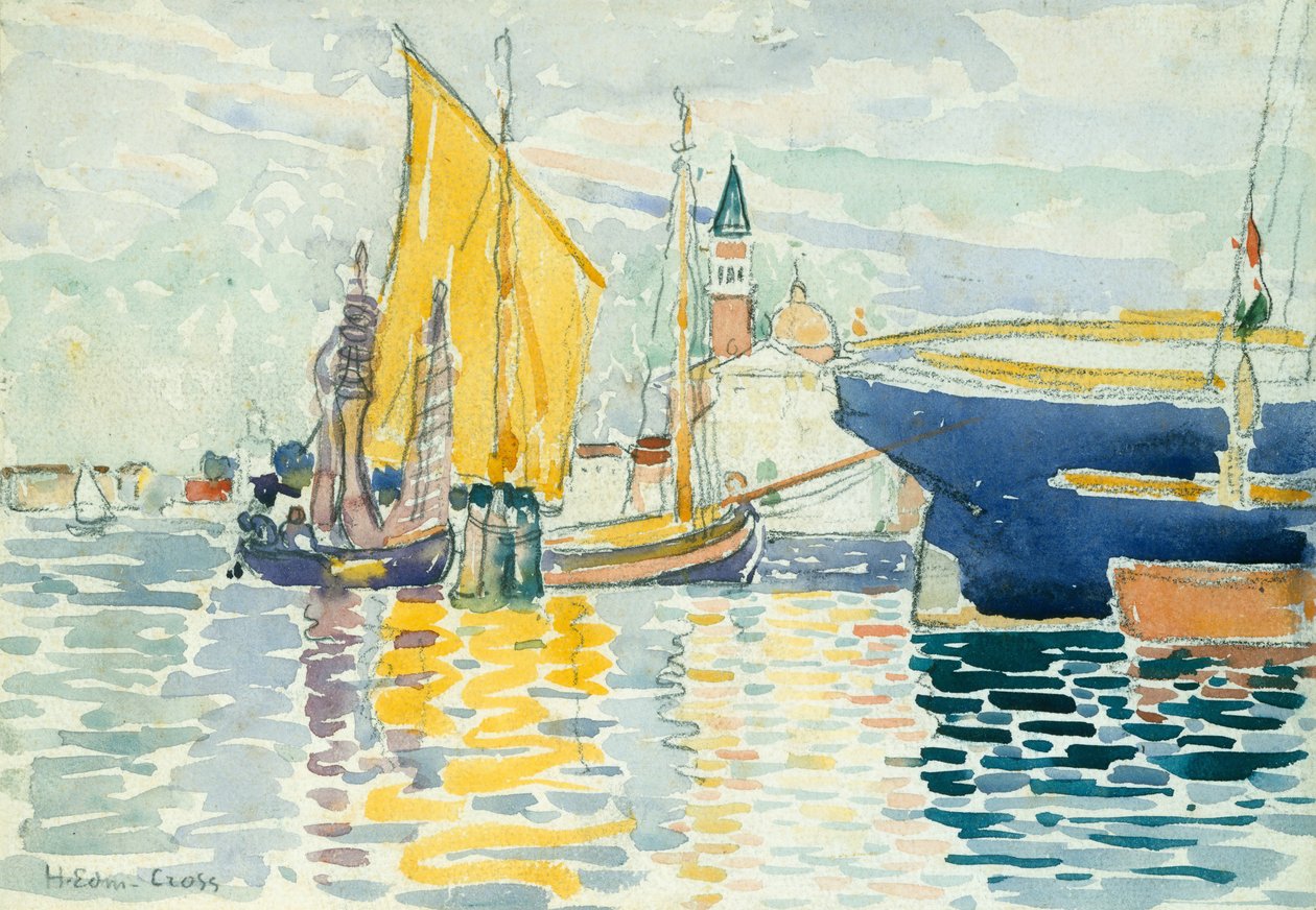 Wenecja – Giudecca, 1903. autorstwa Henri Edmond Cross