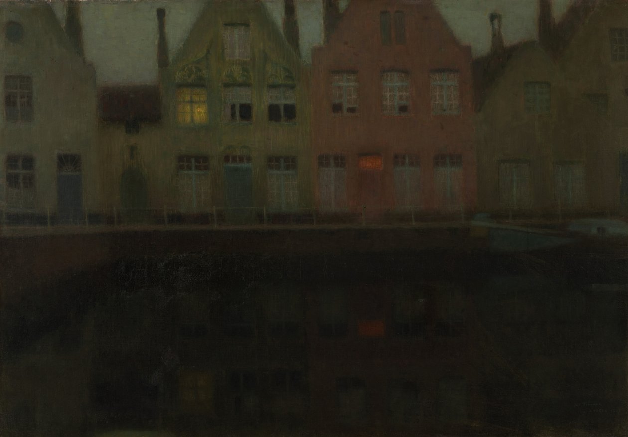 Nabrzeże autorstwa Henri Eugene Augustin Le Sidaner
