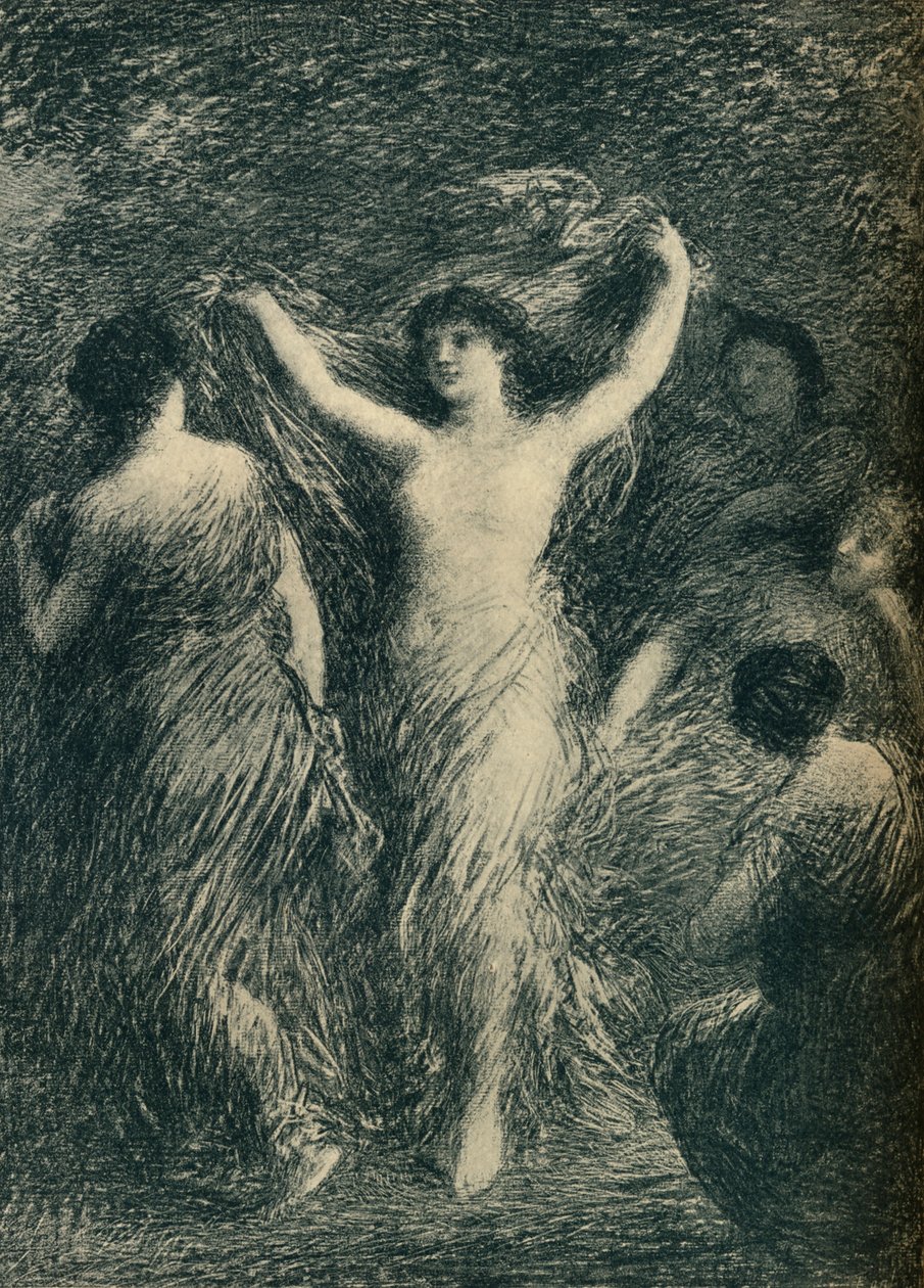 Tancerze, ok. 1900 autorstwa Ignace Henri Jean Fantin Latour