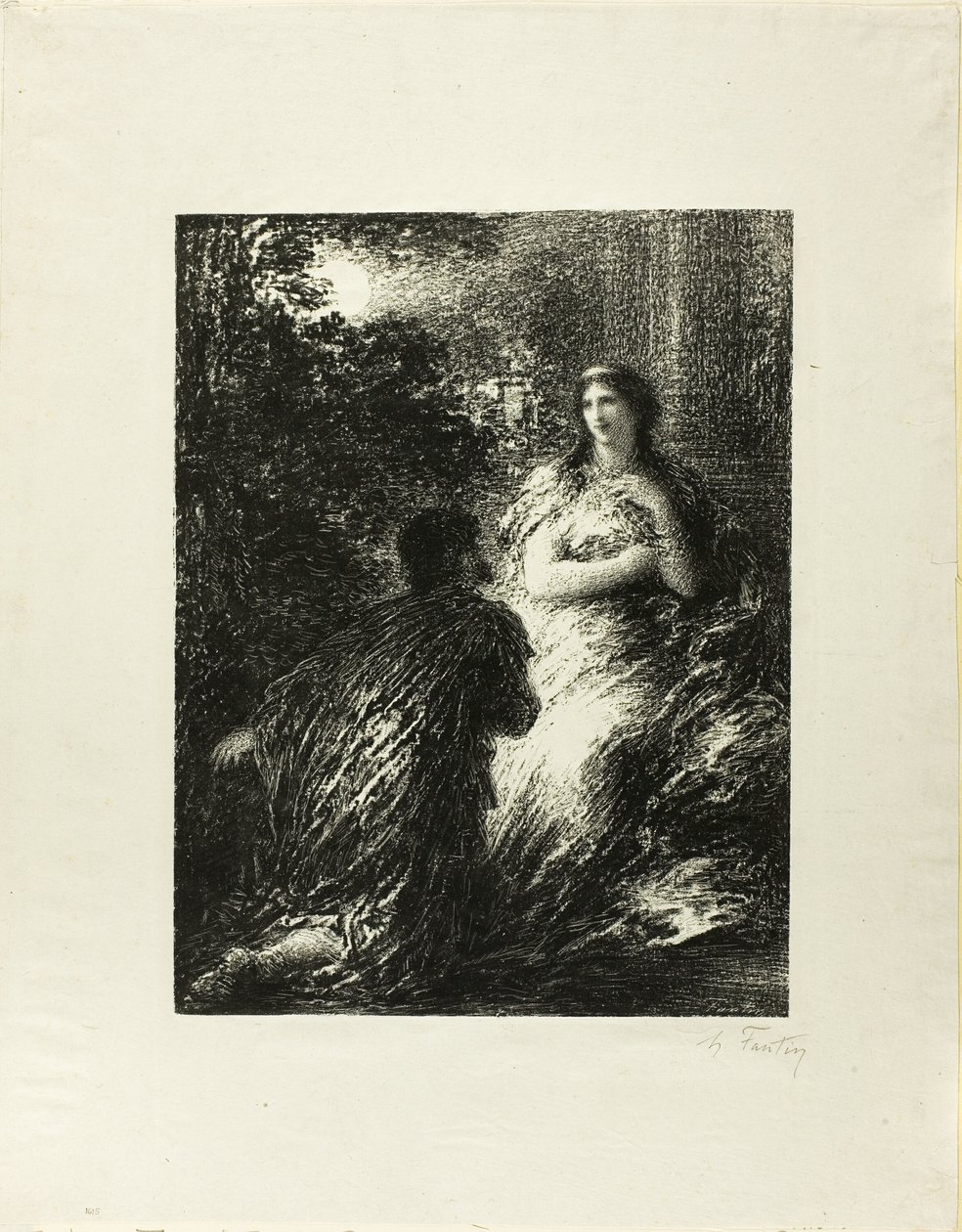 Duet Trojan, piąta płyta autorstwa Ignace Henri Jean Fantin Latour