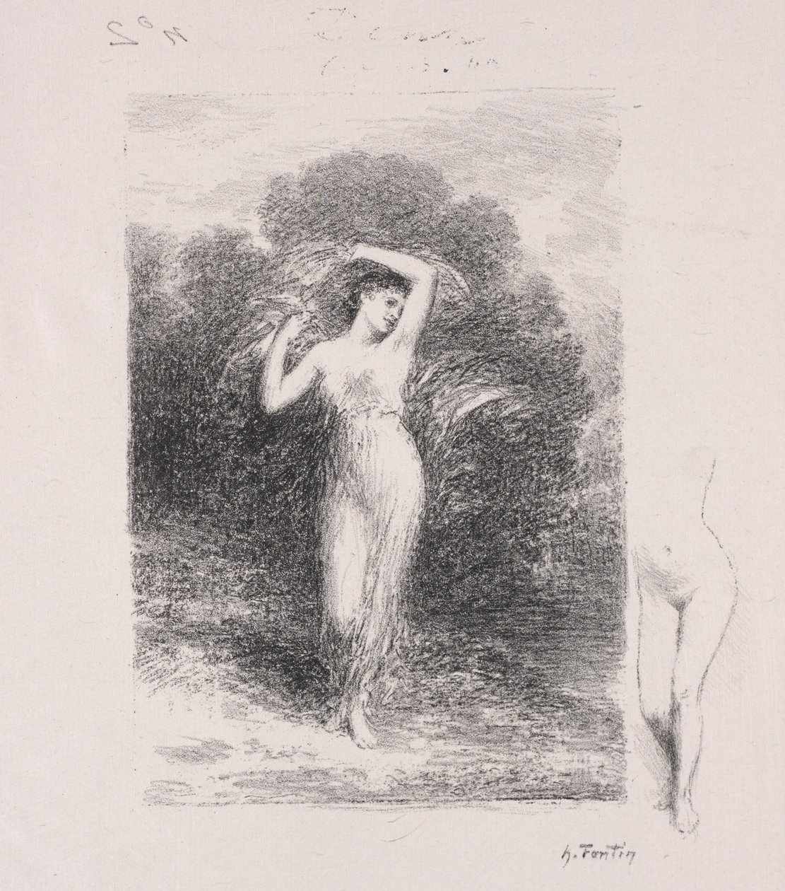 Młody pacjent autorstwa Ignace Henri Jean Fantin Latour