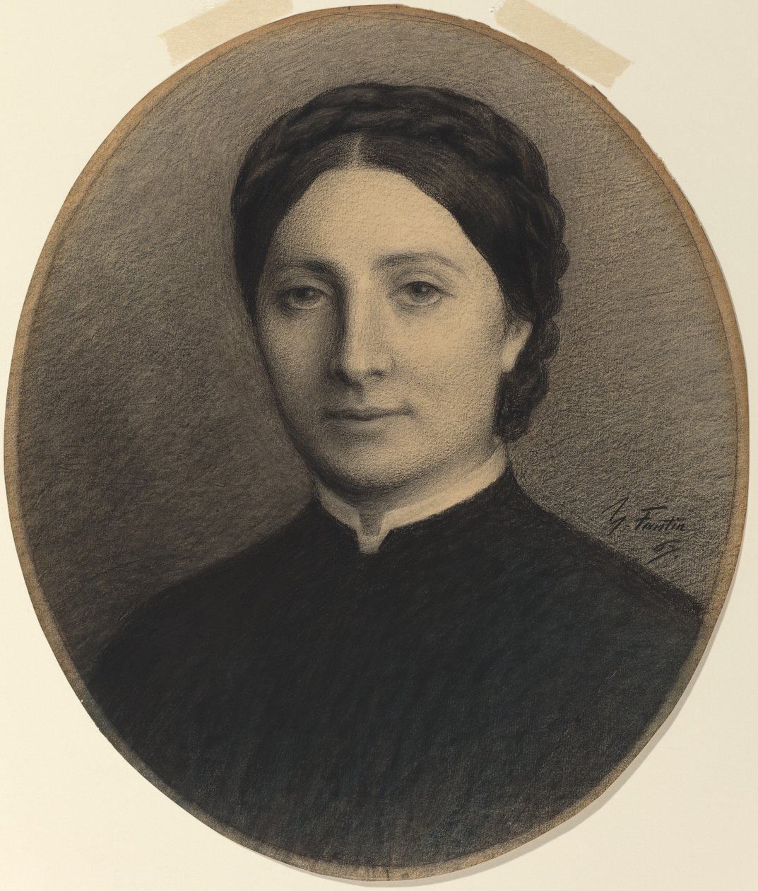 Madame Ditte, 1867. autorstwa Ignace Henri Jean Fantin Latour