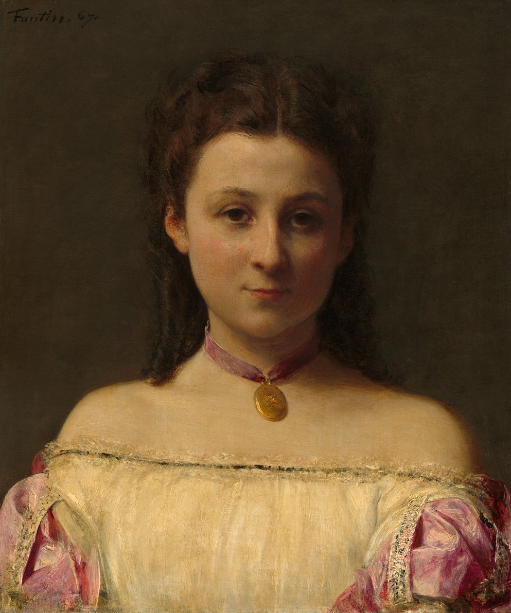 Panna de Fitz-James, 1867. autorstwa Ignace Henri Jean Fantin Latour