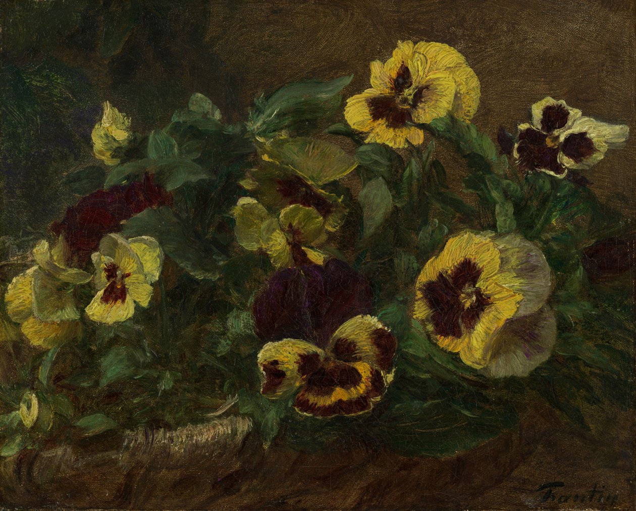 Bratki, 1903. autorstwa Ignace Henri Jean Fantin Latour