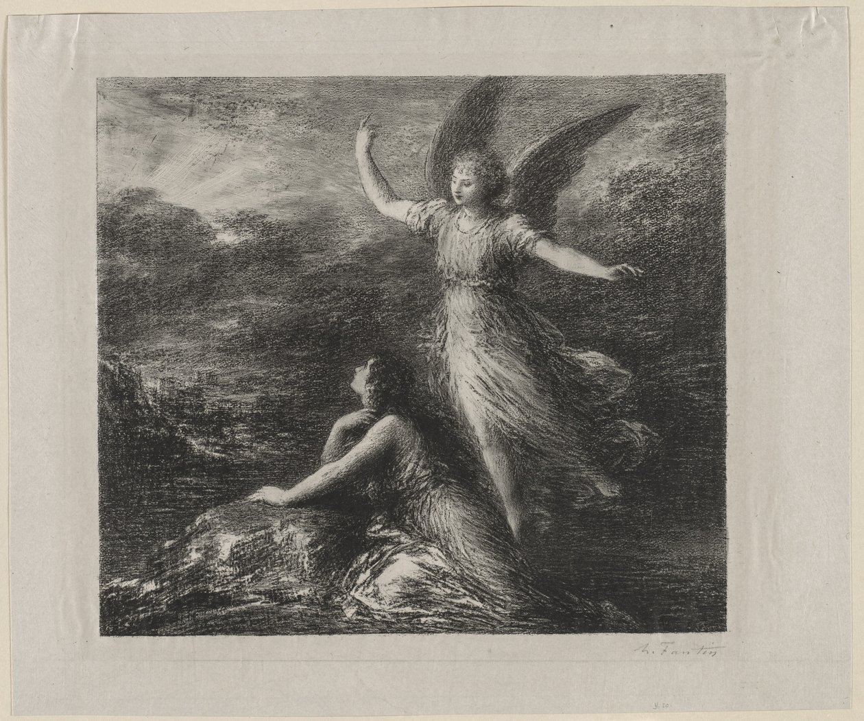 Raj i Peri autorstwa Henri Fantin Latour