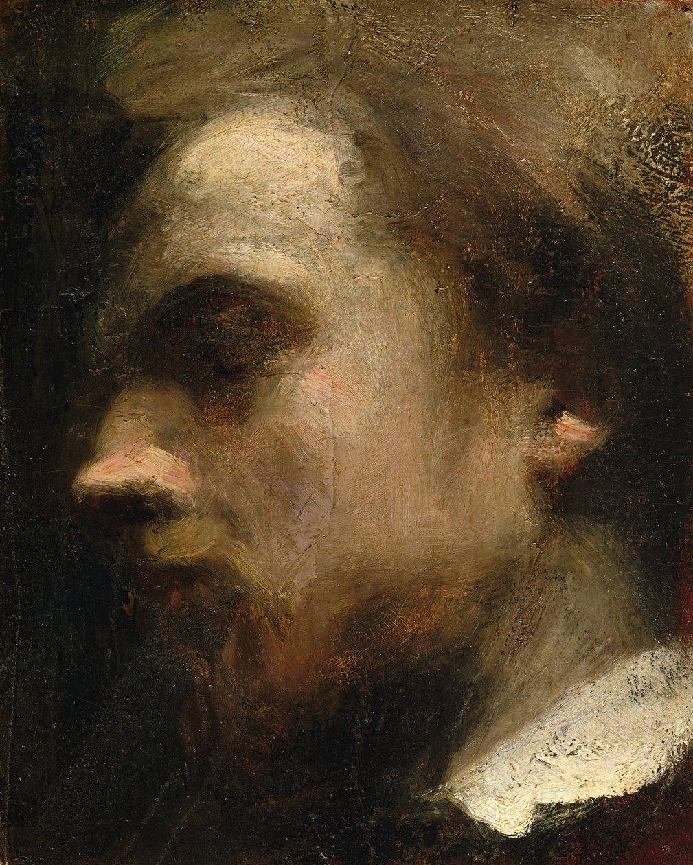 Autoportret, ca. 1858. autorstwa Ignace Henri Jean Fantin Latour