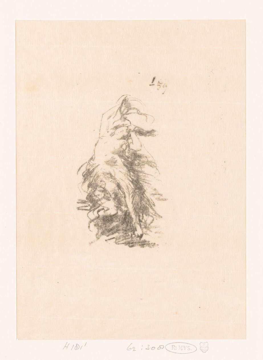 Studium tańczącej kobiety autorstwa Ignace Henri Jean Fantin Latour