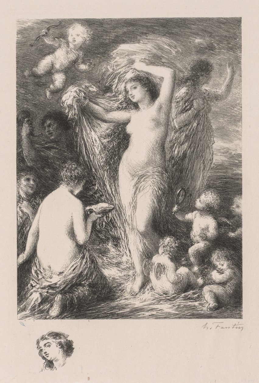 Wenus Anadyomene autorstwa Ignace Henri Jean Fantin Latour
