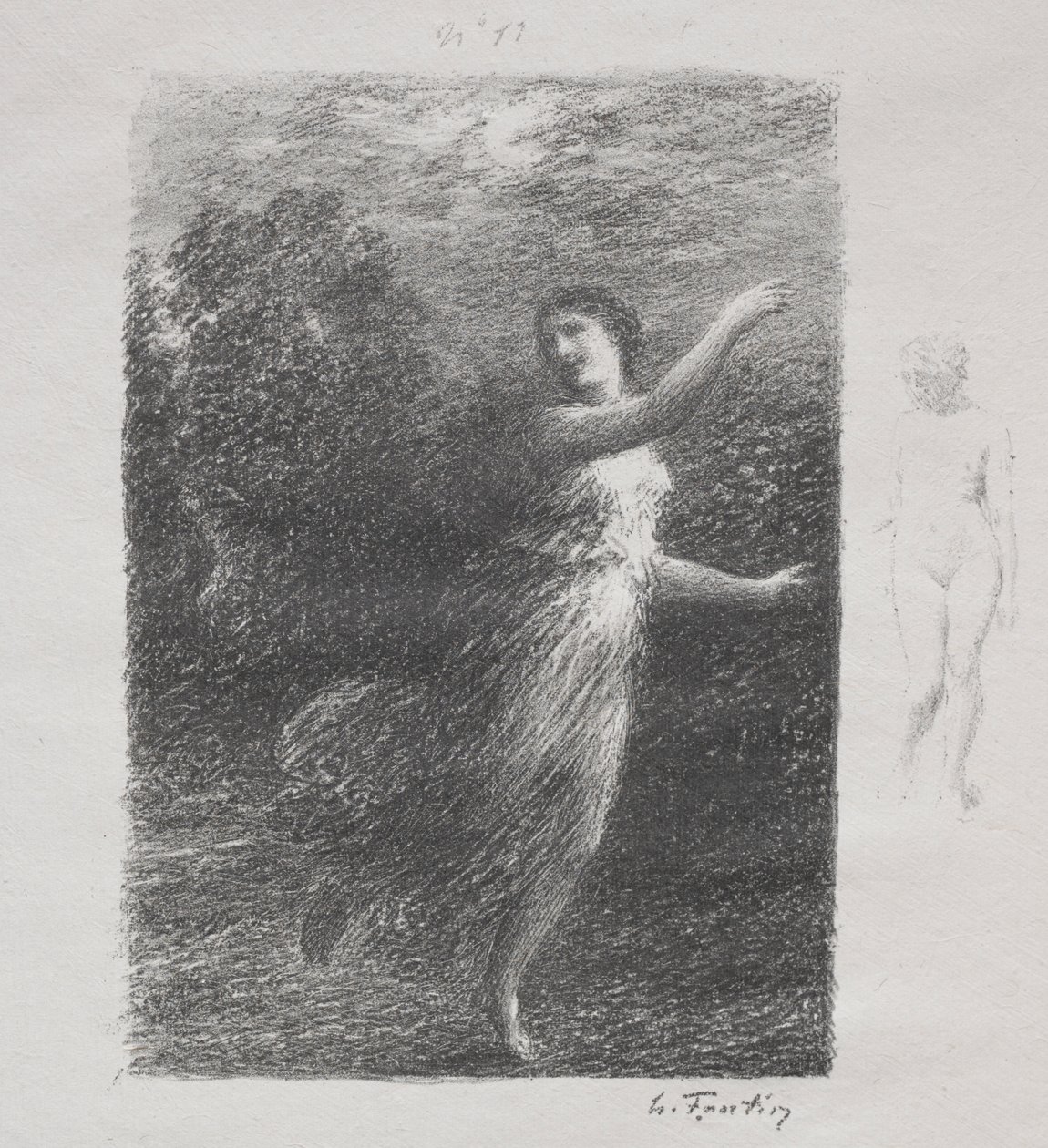XXIV autorstwa Ignace Henri Jean Fantin Latour