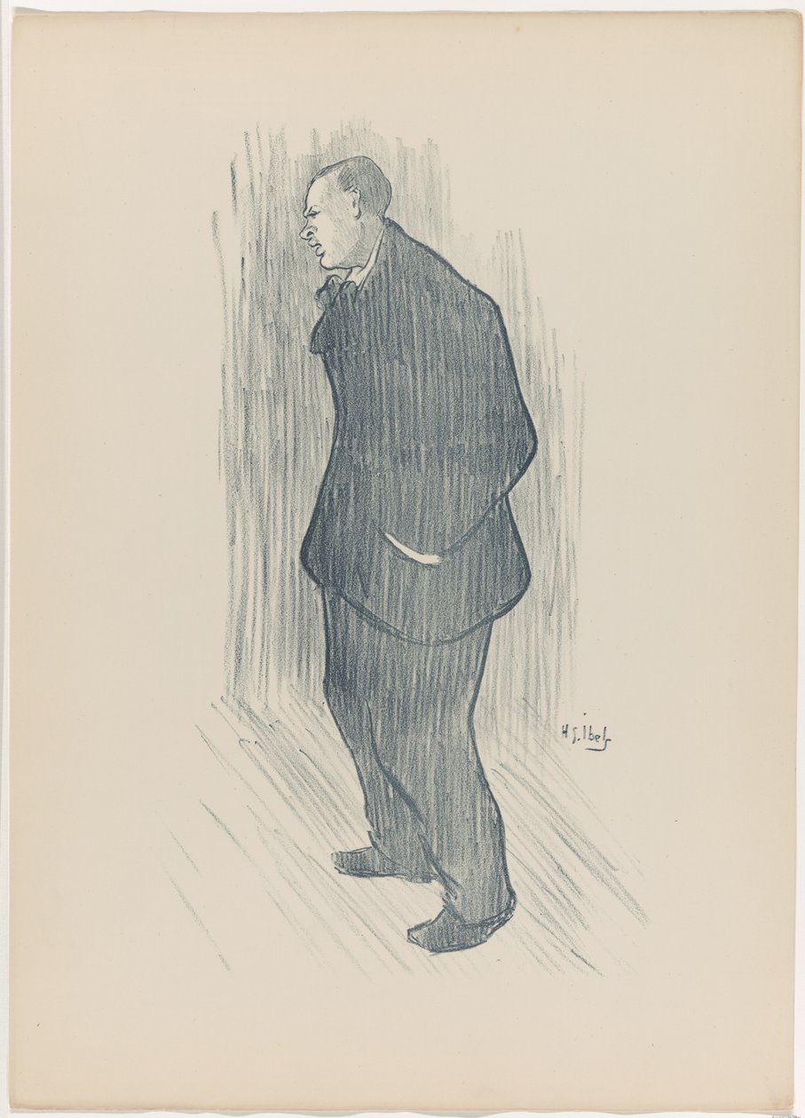 Mévisto, z Le Café-Concert autorstwa Henri Gabriel Ibels