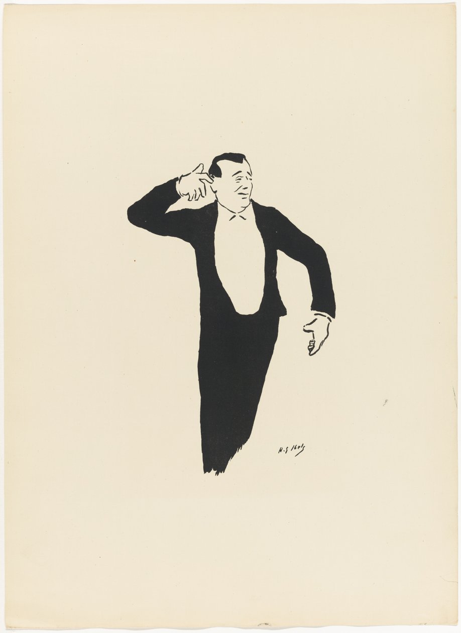 Paulus, z Le Café-Concert autorstwa Henri Gabriel Ibels